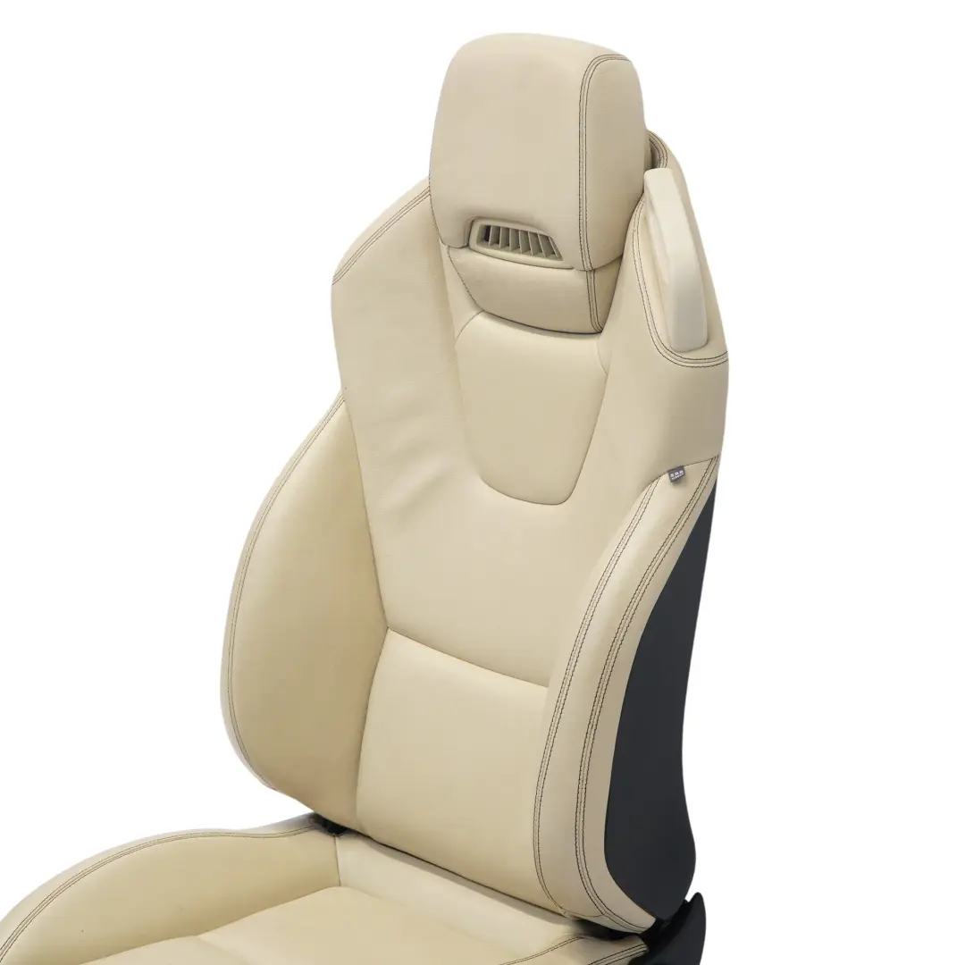 Siège avant gauche intérieur chauffant en cuir Como Beige pour Mercedes SLK R172 à propos du numéro de pièce A1729100547 Mercedes SLK R172 Siège avant gauche intérieur chauffant en cuir Como Beige - SKU A1729100547-1 - Numéro de pièce A1729100547