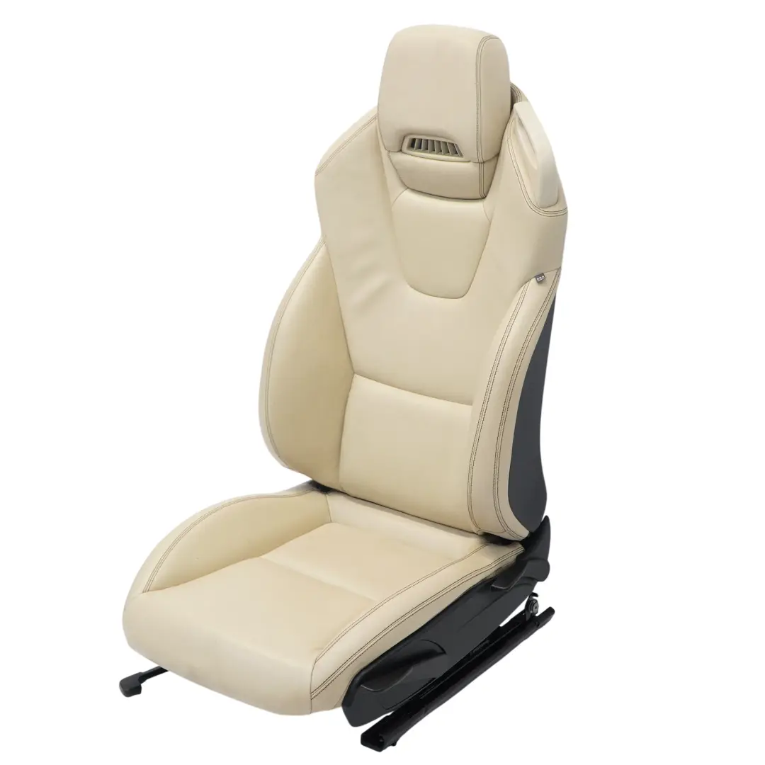 Siège avant gauche intérieur chauffant en cuir Como Beige pour Mercedes SLK R172 à propos du numéro de pièce A1729100547 Mercedes SLK R172 Siège avant gauche intérieur chauffant en cuir Como Beige - SKU A1729100547-1 - Numéro de pièce A1729100547