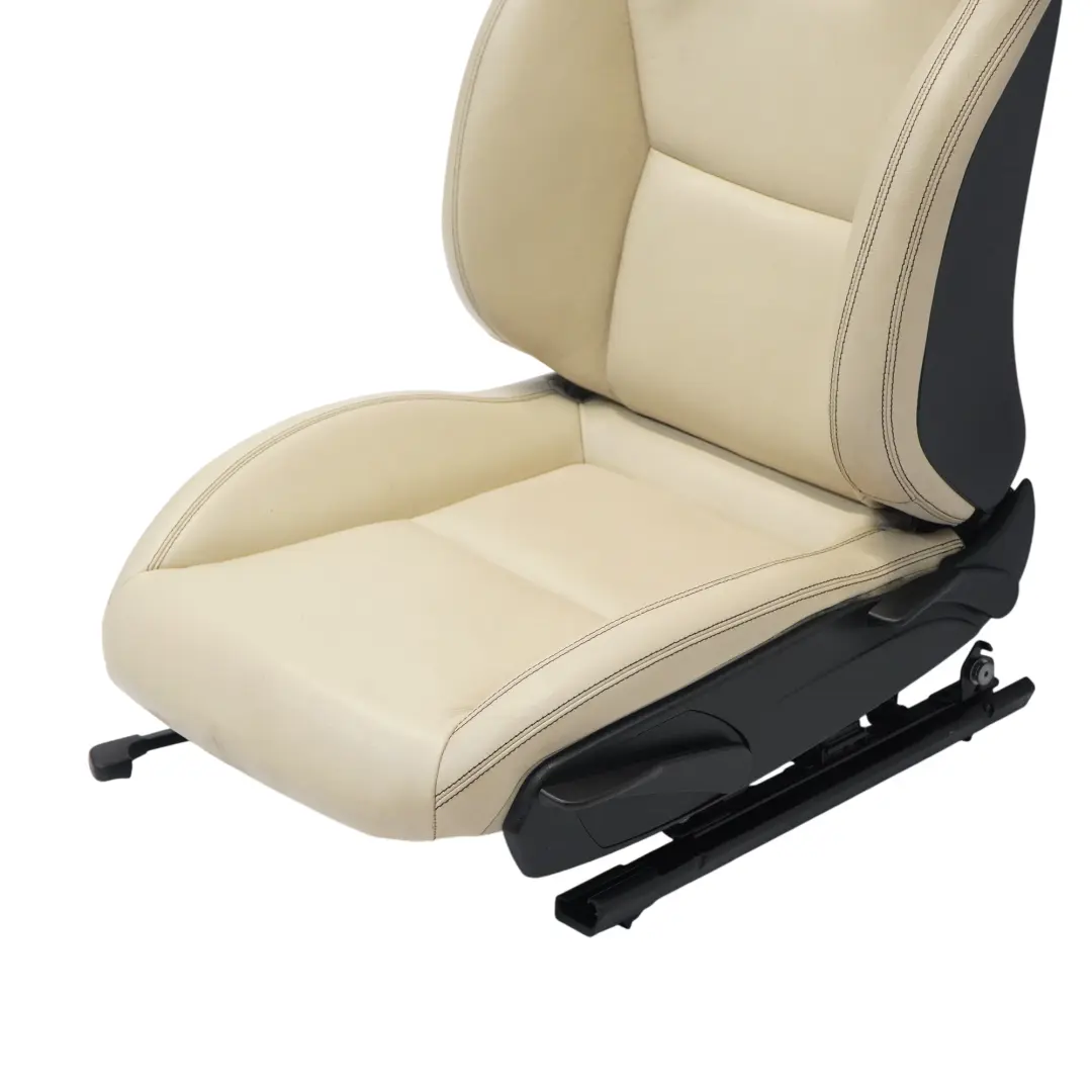 Fotel Przedni Lewy Grzany Skórzany Beżowy do Mercedes SLK R172 o numerze A1729100547 Mercedes SLK R172 Fotel Przedni Lewy Grzany Skórzany Beżowy - SKU A1729100547-1 - Numer Części A1729100547