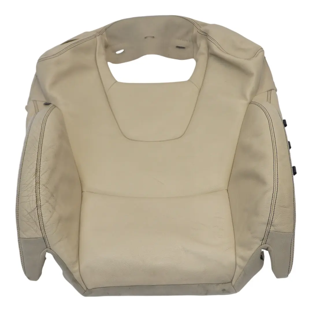 Funda Respaldo Asiento Delantero Derecho Recubrimiento Cuero Beige para Mercedes R172 con número de pieza A1729100647 Mercedes R172 Funda Respaldo Asiento Delantero Derecho Recubrimiento Cuero Beige - SKU A1729100647-1 - Número de pieza A1729100647