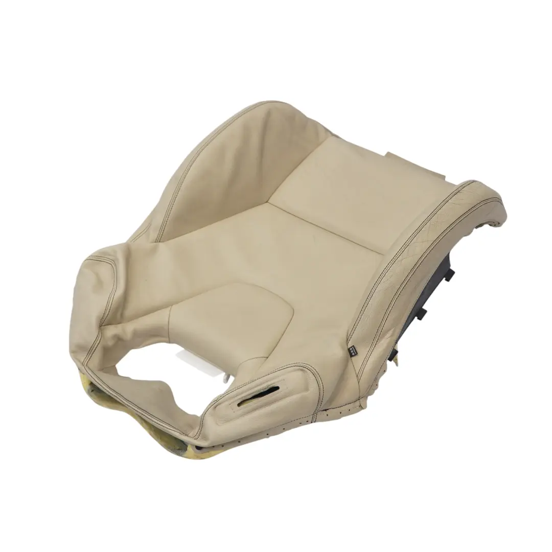 Backrest Cover Front Right O/S Covering Leather Beige to Mercedes SLK R172 Seat with Part number A1729100647 Mercedes SLK R172 Seat Backrest Cover Front Right O/S Covering Leather Beige - SKU A1729100647-1 - Part number A1729100647