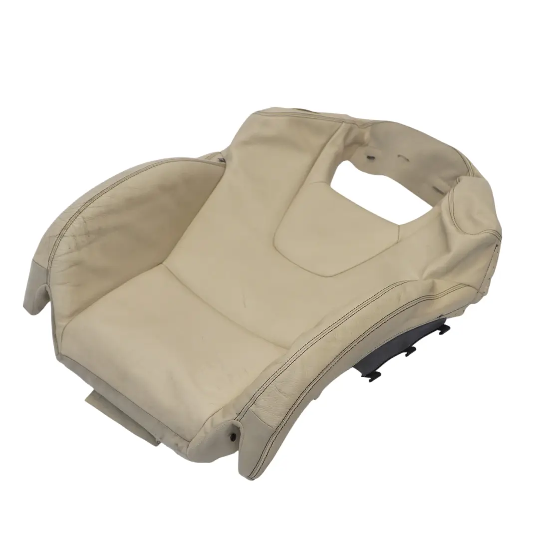 Sitzrückenlehne Abdeckung vorne rechts Abdeckung Leder Beige für Mercedes R172 mit Teilenummer A1729100647 Mercedes R172 Sitzrückenlehne Abdeckung vorne rechts Abdeckung Leder Beige - SKU A1729100647-1 - Teilenummer A1729100647