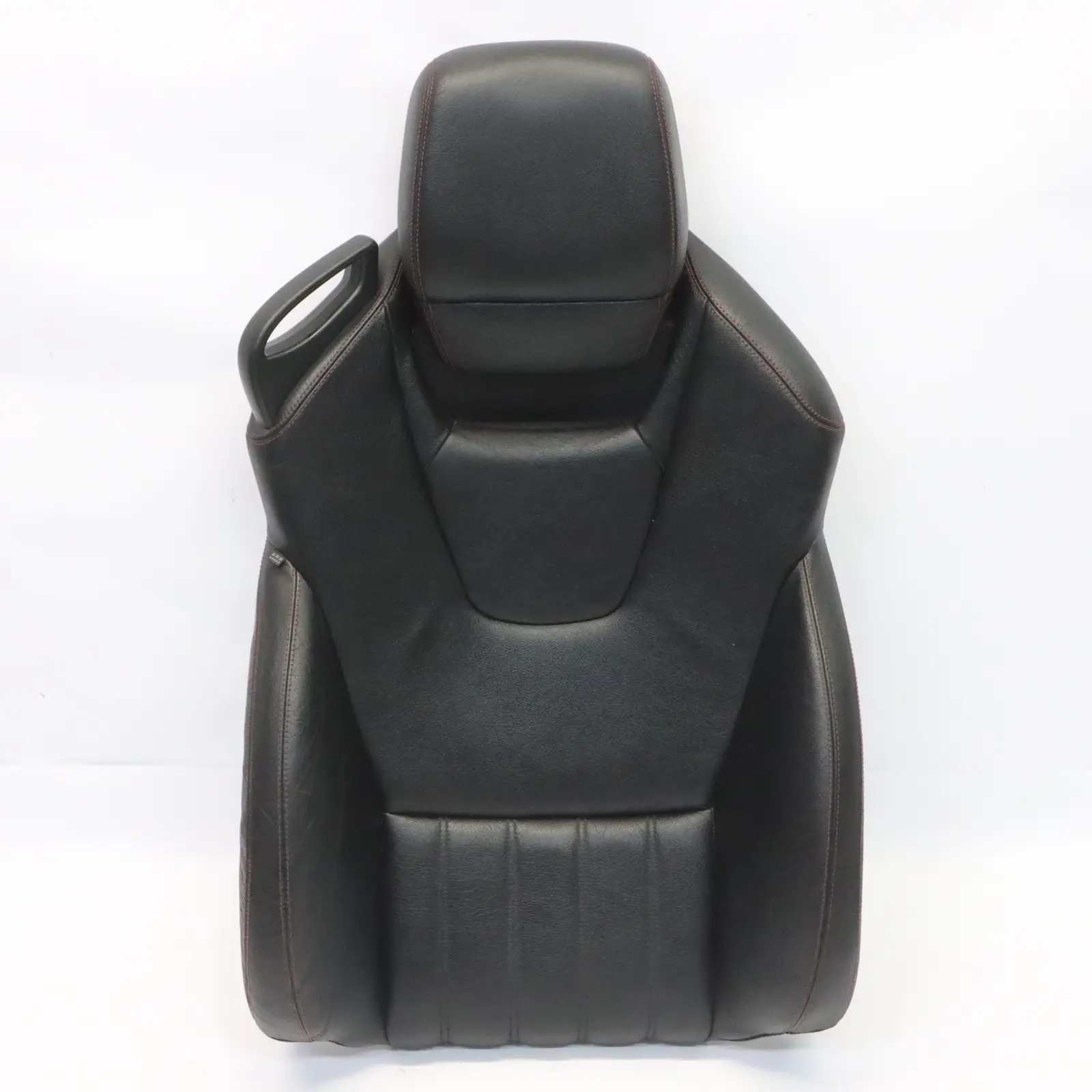 Mercedes SLK R172 Asiento Respaldo Delantero Derecho Cuero Negro Costura Roja