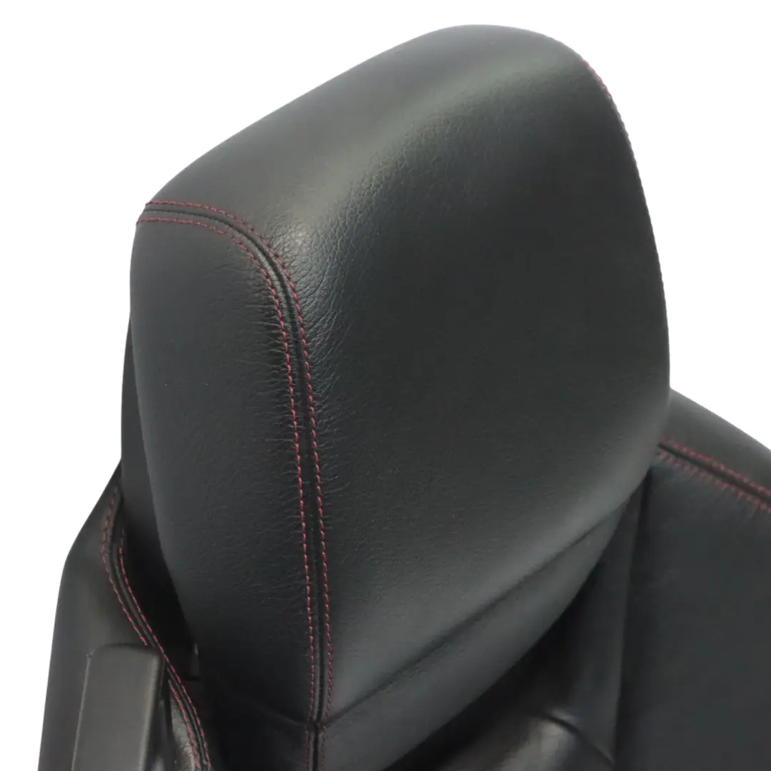 Mercedes SLK R172 Front Seat Backrest Right O/S Leather Black Red Stitching - SKU A1729103601 - Part number A1729103601
