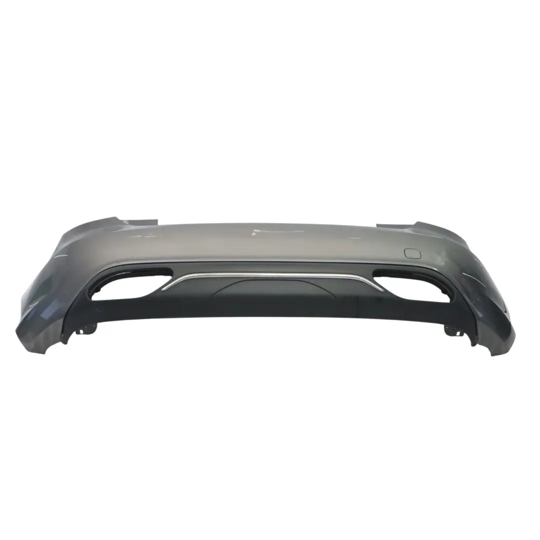 Bumper Rear Trim Panel Mountain Grey Metallic - 787 to Mercedes W176 with Part number A1768800000 Mercedes W176 Bumper Rear Trim Panel Mountain Grey Metallic - 787 - SKU A1768800000-MG2 - Part number A1768800000