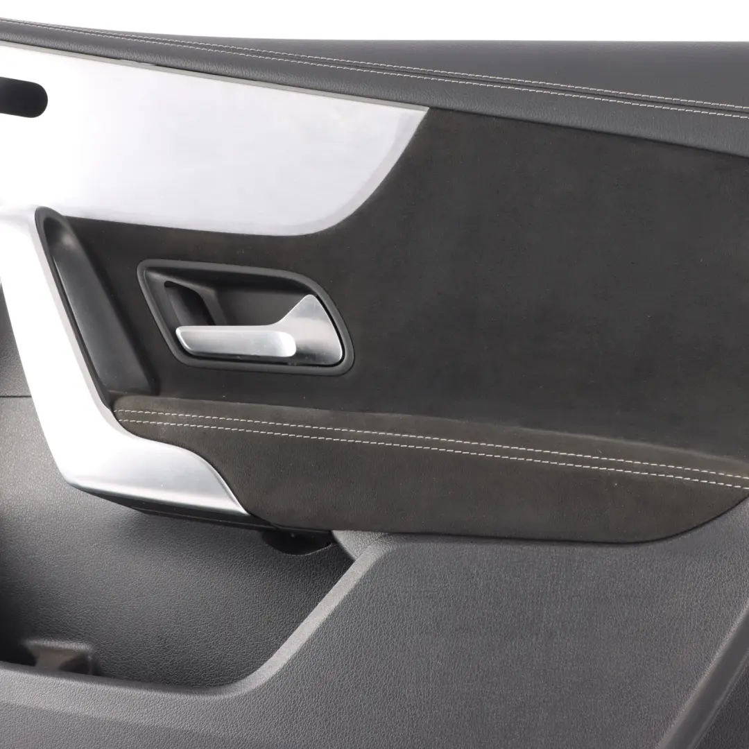 Rear Door Card Mercedes V177 W177 Right O/S Trim Panel Cover Leather Grey - SKU A1777303200-3 - Part number A1777303200