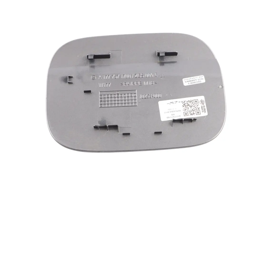Flap Cover Filler Fill In Flap Mountain Grey 787 to Mercedes W177 Fuel with Part number A1777571700 Mercedes W177 Fuel Flap Cover Filler Fill In Flap Mountain Grey 787 - SKU A1777571700-MG - Part number A1777571700