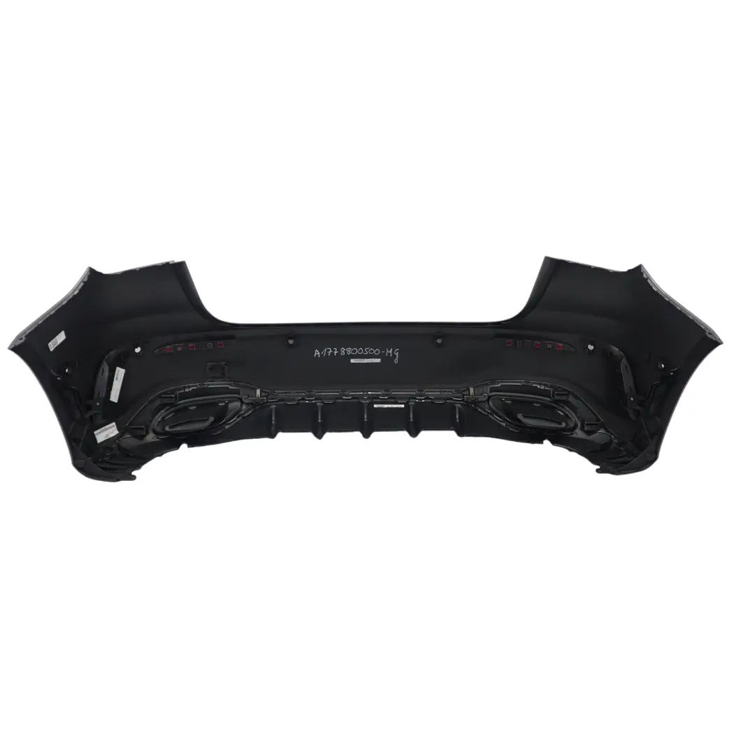 Bumper Rear Trim Panel Covering Mountain Grey Metallic - 787 to Mercedes W177 with Part number A1778800500 Mercedes W177 Bumper Rear Trim Panel Covering Mountain Grey Metallic - 787 - SKU A1778800500-MG - Part number A1778800500