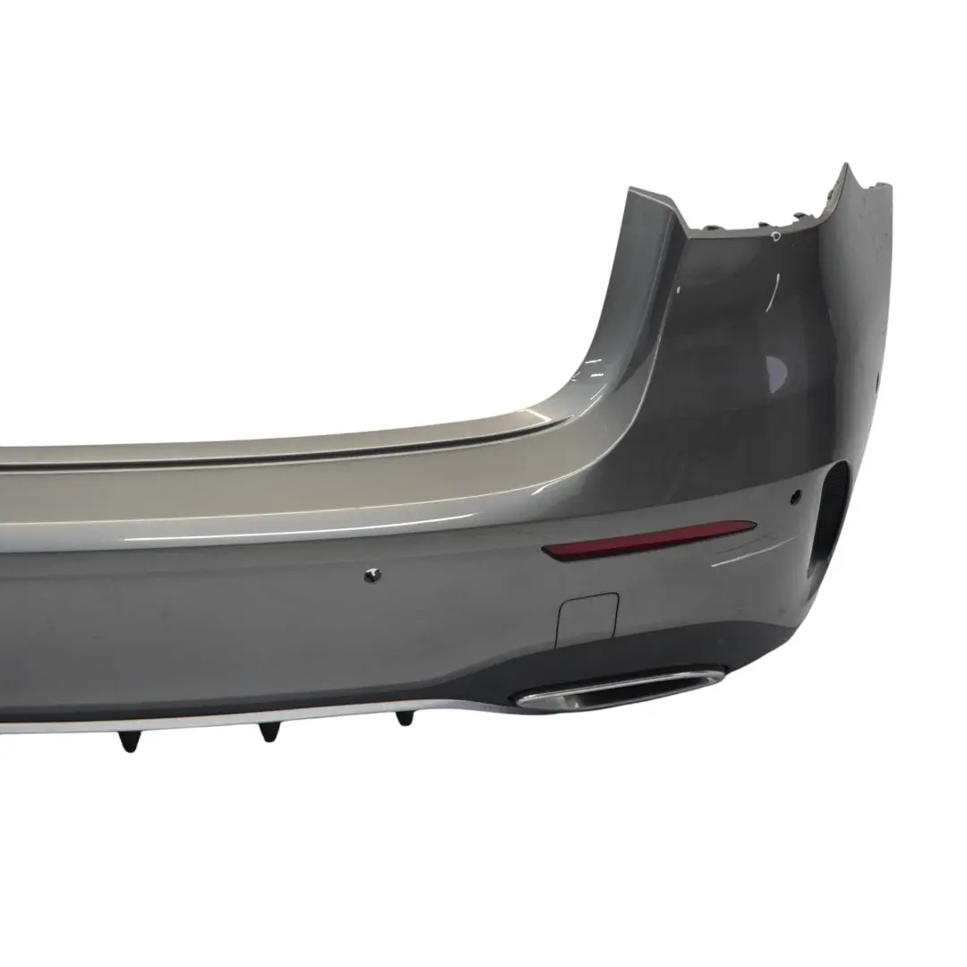 Bumper Rear Trim Panel Covering Mountain Grey Metallic - 787 to Mercedes W177 with Part number A1778800500 Mercedes W177 Bumper Rear Trim Panel Covering Mountain Grey Metallic - 787 - SKU A1778800500-MG - Part number A1778800500