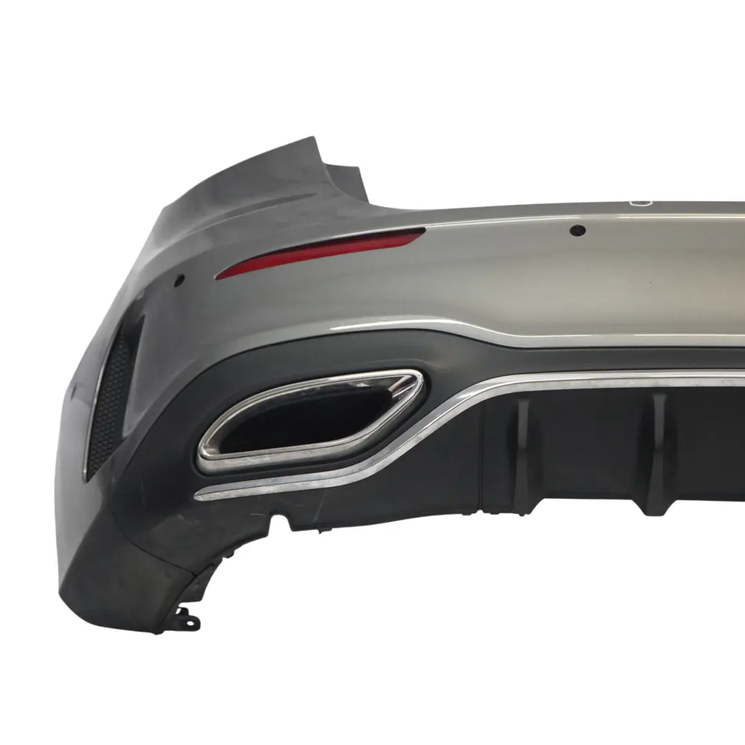 Bumper Rear Trim Panel Covering Mountain Grey Metallic - 787 to Mercedes W177 with Part number A1778800500 Mercedes W177 Bumper Rear Trim Panel Covering Mountain Grey Metallic - 787 - SKU A1778800500-MG - Part number A1778800500