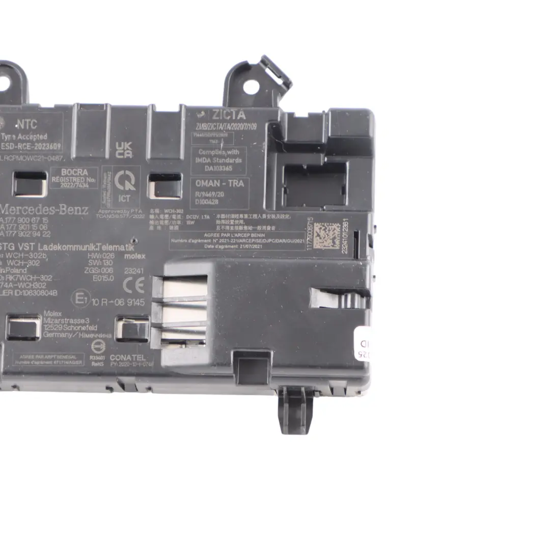 Mercedes W177 Moduł Ładowarka Indukcyjna Konsoli Środkowej - SKU A1779006715 - Numer Części A1779006715