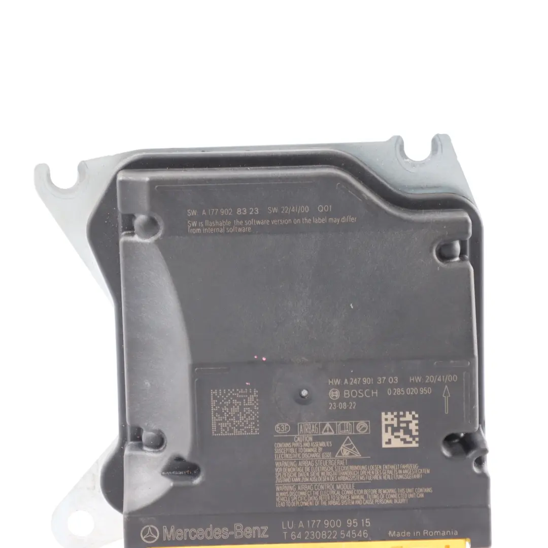 Air Module Mercedes W177 W247 SRS System Control Unit ECU - SKU A1779009515 - Part number A1779009515
