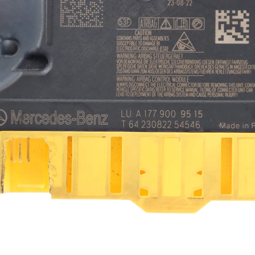 Air Module Mercedes W177 W247 SRS System Control Unit ECU - SKU A1779009515 - Part number A1779009515