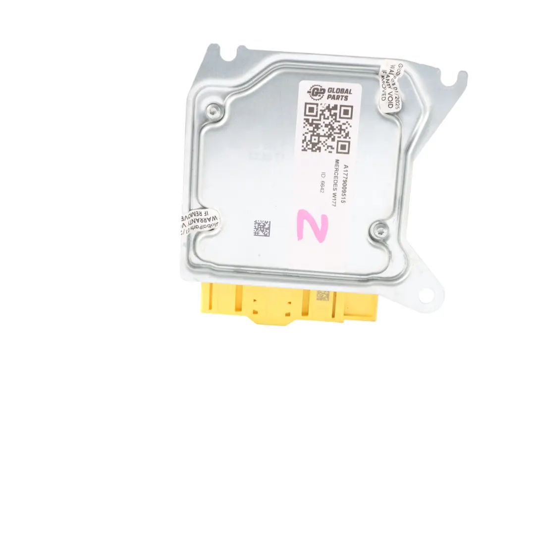 Module Mercedes W177 W247 SRS System Control Unit ECU to Air with Part number A1779009515 Air Module Mercedes W177 W247 SRS System Control Unit ECU - SKU A1779009515 - Part number A1779009515