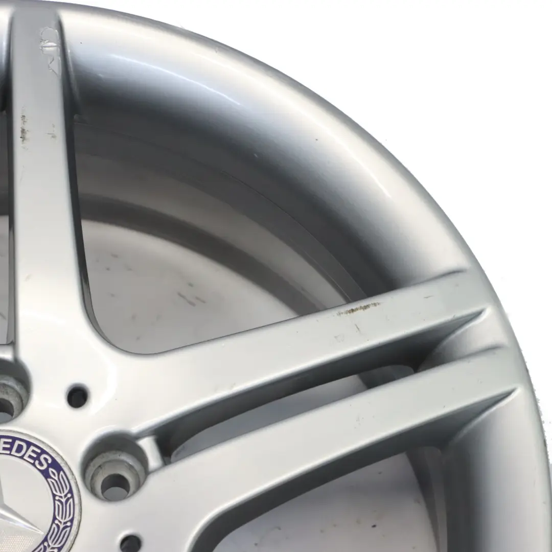 Mercedes W203 llanta aleación plata 18 "ET:36 7,5J 5-doble radio - SKU A2034015502-7 - Número de pieza A2034015502