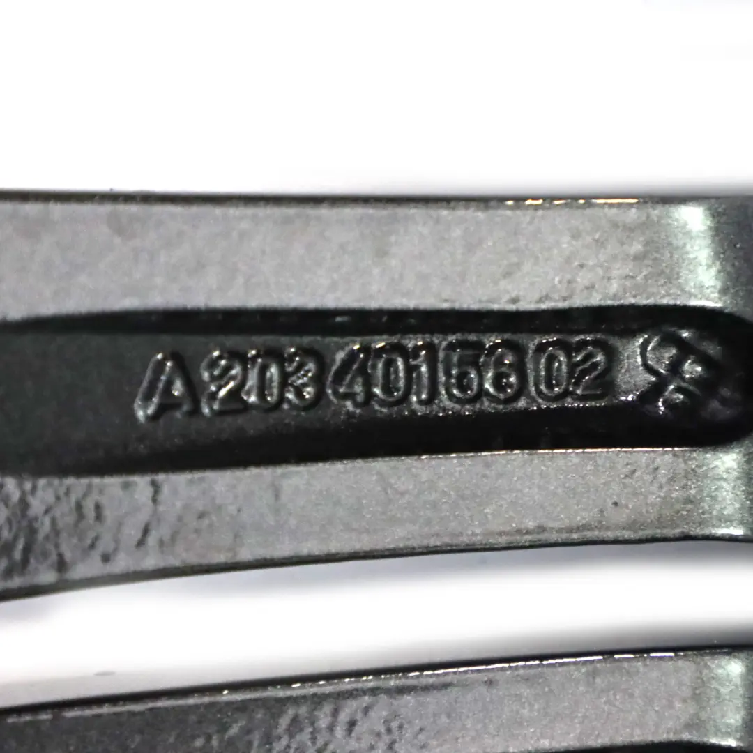 Mercedes W203 Argento A 5 Doppie Razze 18" ET:30 8,5J - SKU A2034015602-1 - Numero di parte A2034015602