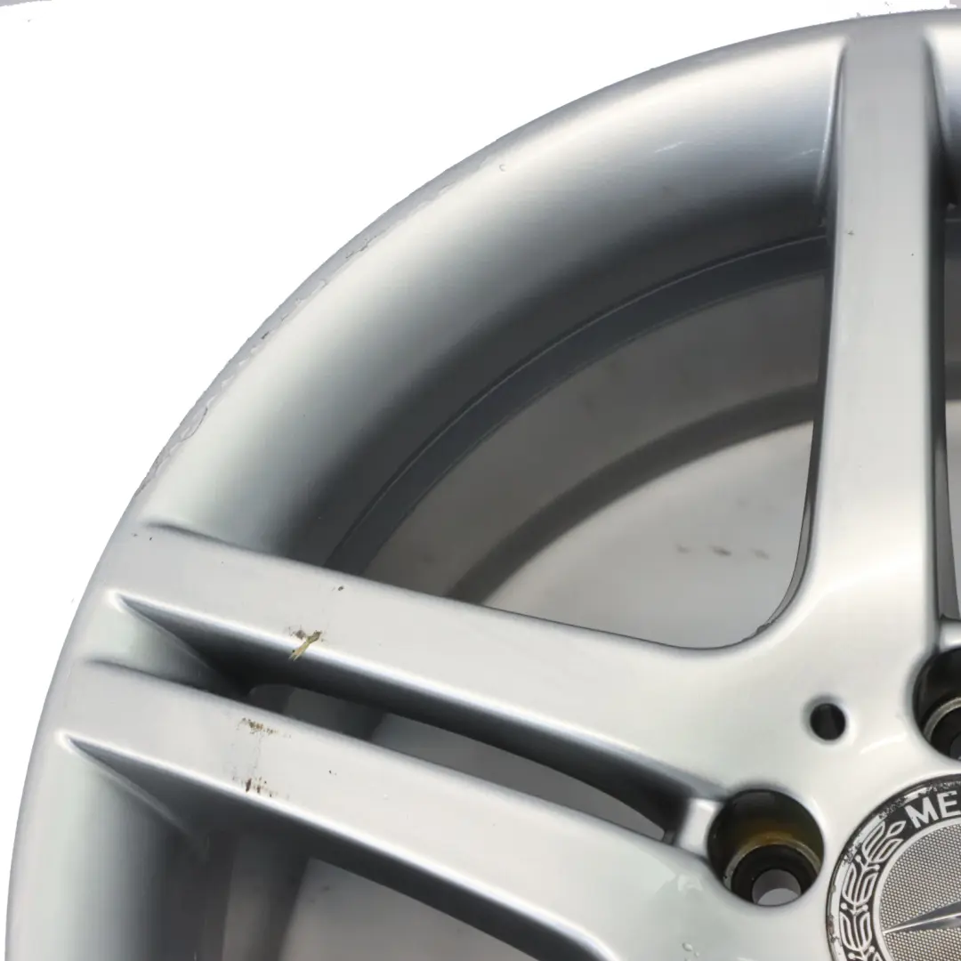 Mercedes W203 Silver 5-Double Spoke 18" ET:30 8,5J - SKU A2034015602-1 - Part number A2034015602