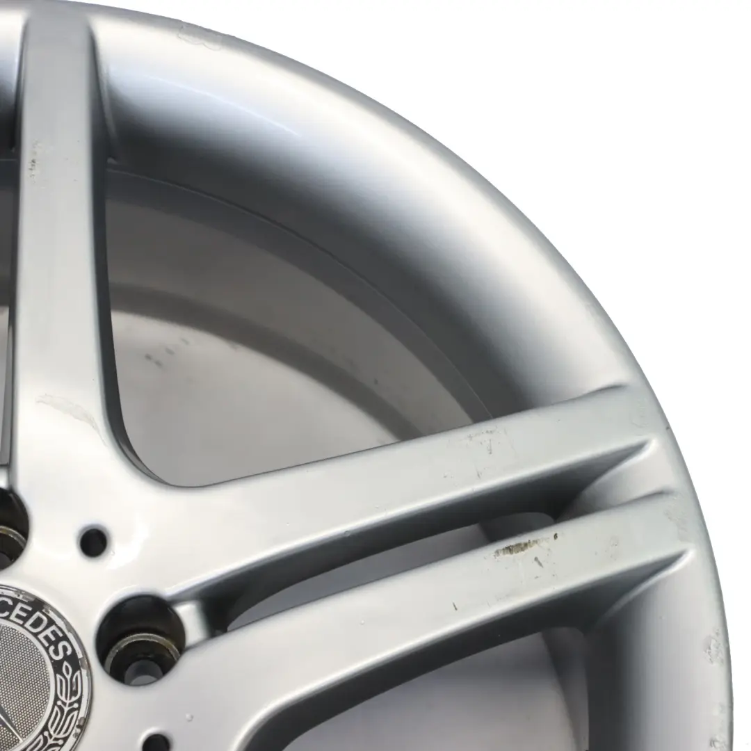 Mercedes W203 Silver 5-Double Spoke 18" ET:30 8,5J - SKU A2034015602-1 - Part number A2034015602