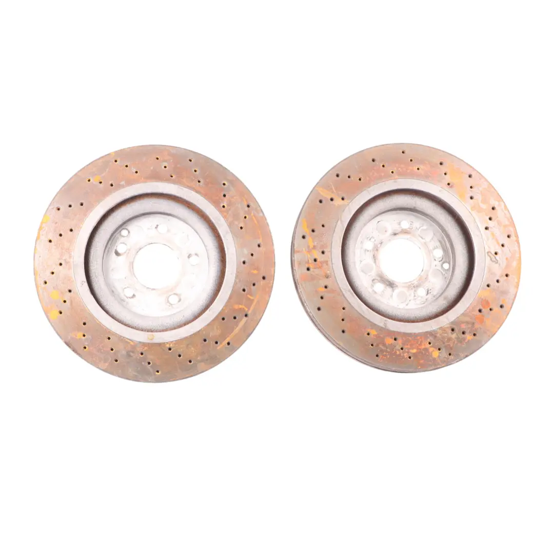 Freno Delantero Izquierdo Derecho Perforado Set para Mercedes W203 W209 Disco con número de pieza A2034210912 Mercedes W203 W209 Disco Freno Delantero Izquierdo Derecho Perforado Set - SKU A2034210912 - Número de pieza A2034210912