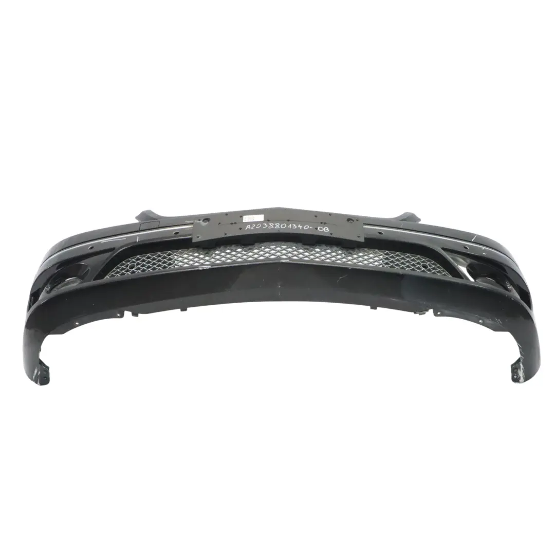 Bumper Front Trim Panel Obsidian Black Metallic - 197 to Mercedes CL203 with Part number A2038801340 Mercedes CL203 Bumper Front Trim Panel Obsidian Black Metallic - 197 - SKU A2038801340-OB - Part number A2038801340