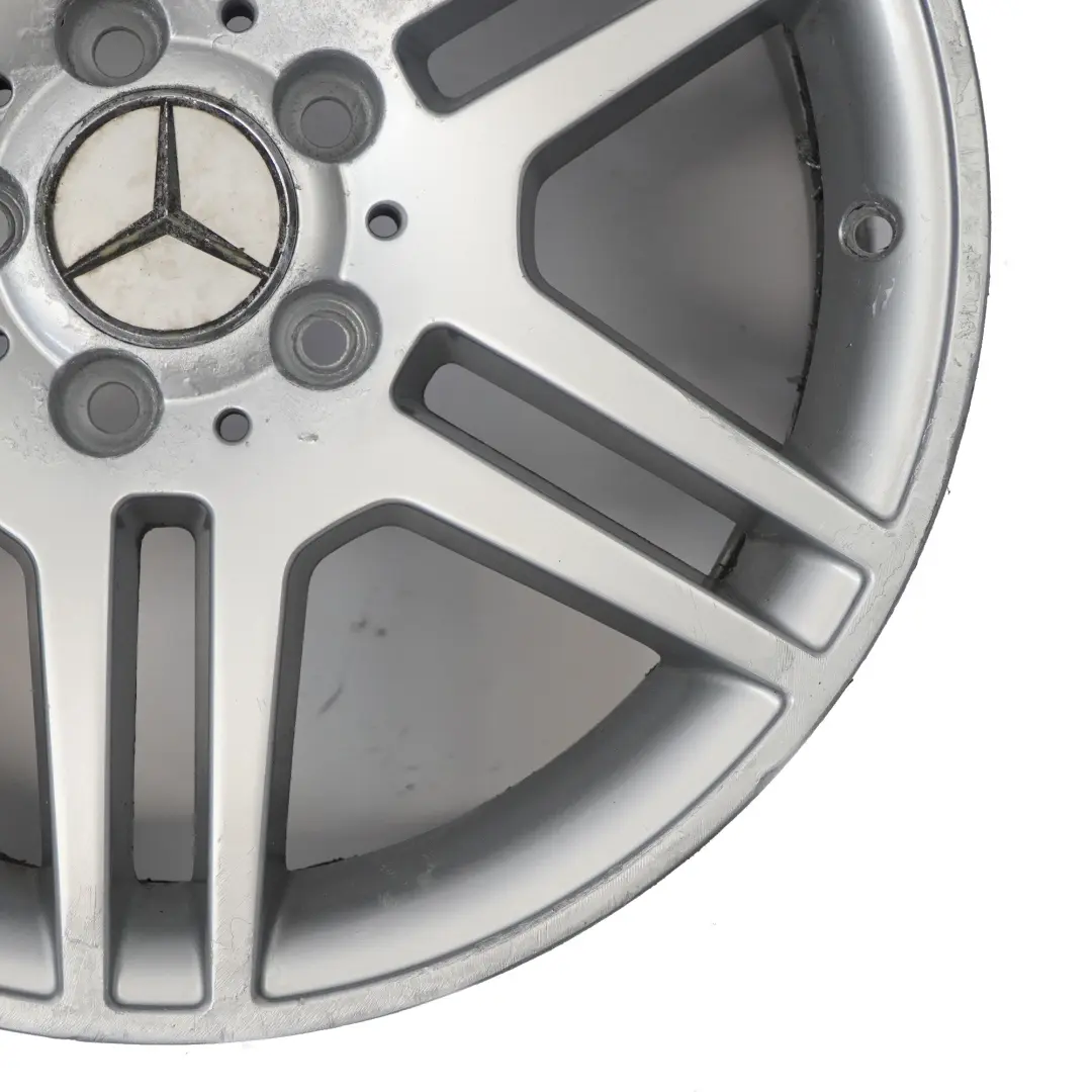 Double-Spoke Alloy Wheel Rim 17" ET:58 8,5J to Mercedes W204 AMG 6 with Part number A2044014602 Mercedes W204 AMG 6 Double-Spoke Alloy Wheel Rim 17" ET:58 8,5J - SKU A2044014602-6 - Part number A2044014602