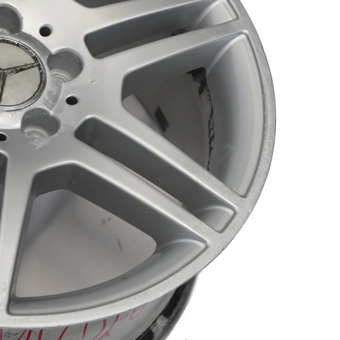 Double-Spoke Alloy Wheel Rim 17" ET:58 8,5J to Mercedes W204 AMG 6 with Part number A2044014602 Mercedes W204 AMG 6 Double-Spoke Alloy Wheel Rim 17" ET:58 8,5J - SKU A2044014602-6 - Part number A2044014602