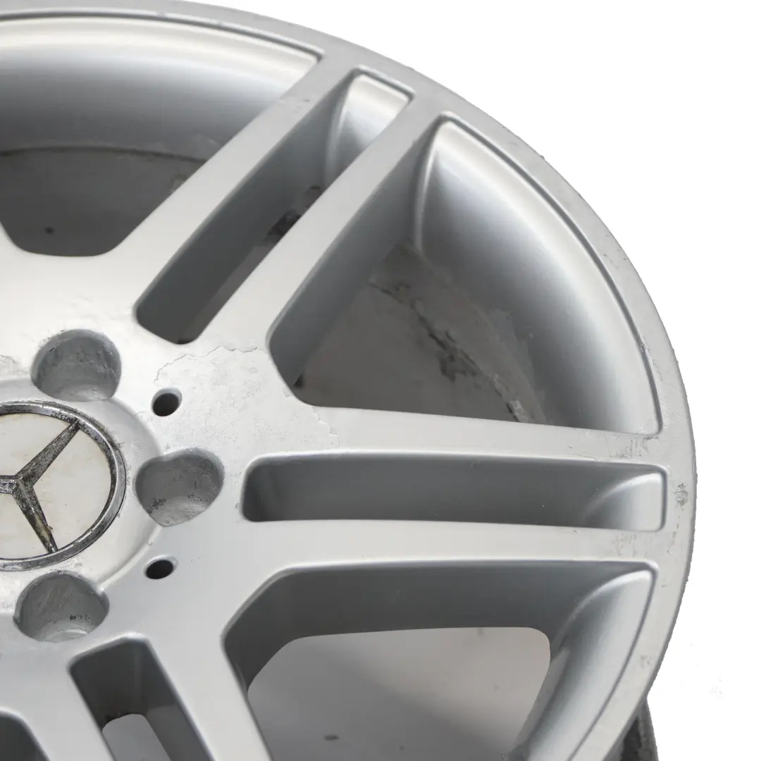 Double-Spoke Alloy Wheel Rim 17" ET:58 8,5J to Mercedes W204 AMG 6 with Part number A2044014602 Mercedes W204 AMG 6 Double-Spoke Alloy Wheel Rim 17" ET:58 8,5J - SKU A2044014602-6 - Part number A2044014602