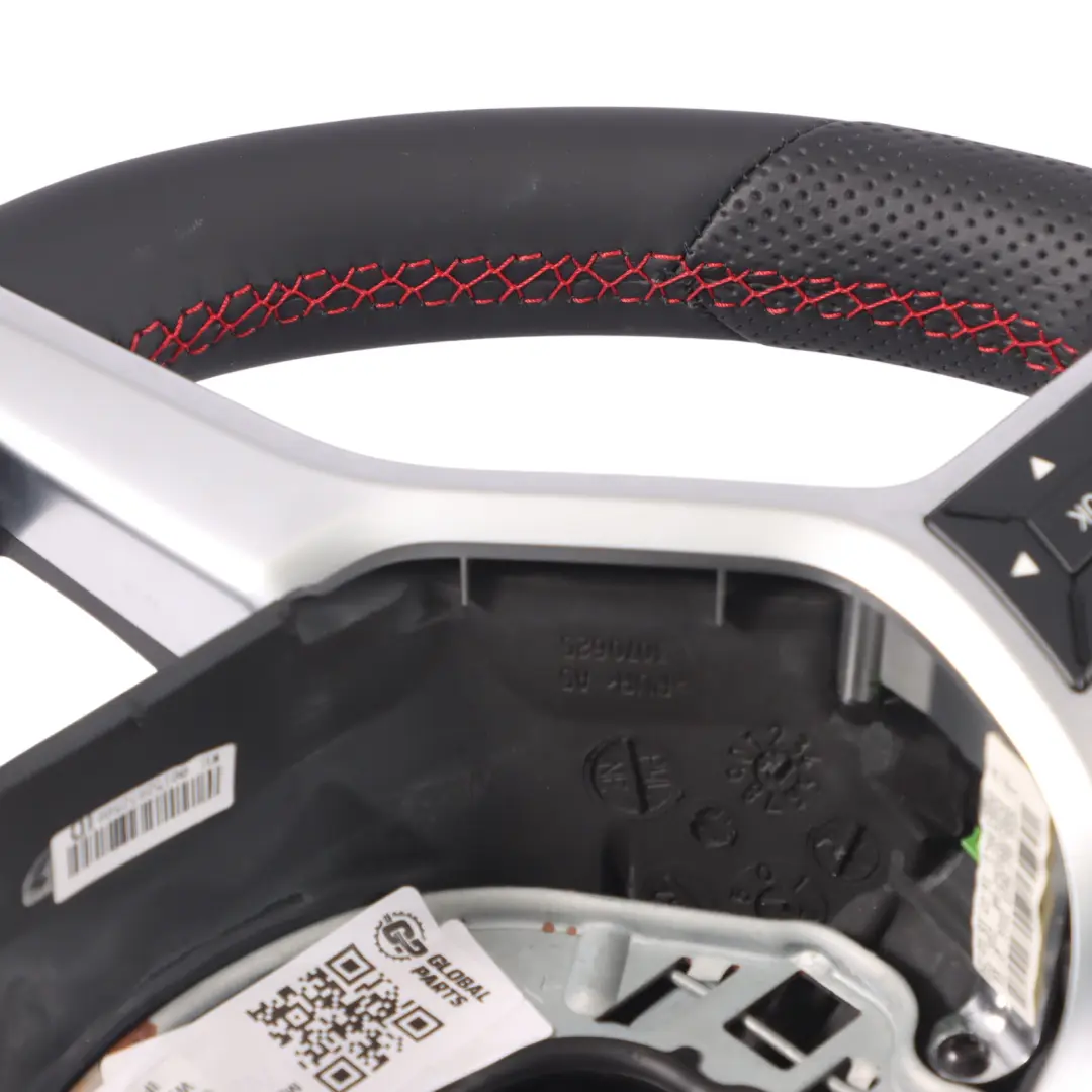 Volante Mercedes C207 W212 NUOVO in Pelle Sport Cambio al Volante Rosso Fili - SKU A2044605603-1 - Numero di parte A2044605603