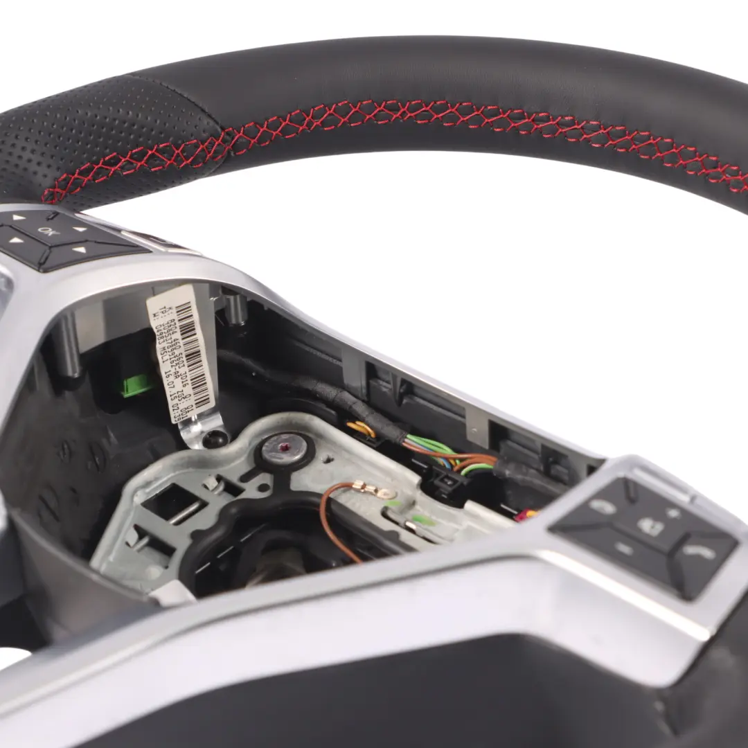 NUOVO in Pelle Sport Cambio al Volante Rosso Fili per Volante Mercedes C207 W212 con numero di parte A2044605603 Volante Mercedes C207 W212 NUOVO in Pelle Sport Cambio al Volante Rosso Fili - SKU A2044605603-1 - Numero di parte A2044605603