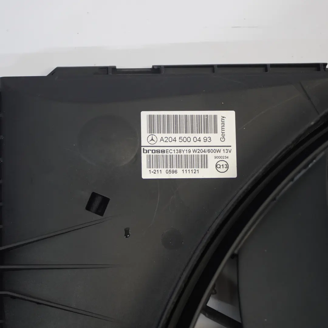 Mercedes SLK R172 M271 Radiator Fan Shroud Blower Motor 600W - SKU A2045000493-1 - Part number A2045000493