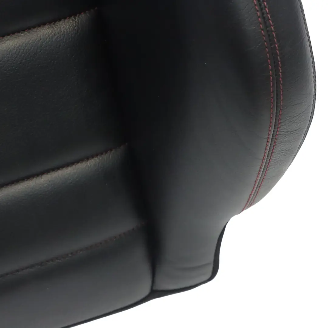 Backrest Front Left Right N/O/S Heated Black Leather Red to Mercedes C207 AMG Seat with Part number A2049109106 Mercedes C207 AMG Seat Backrest Front Left Right N/O/S Heated Black Leather Red - SKU A2049109106 - Part number A2049109106