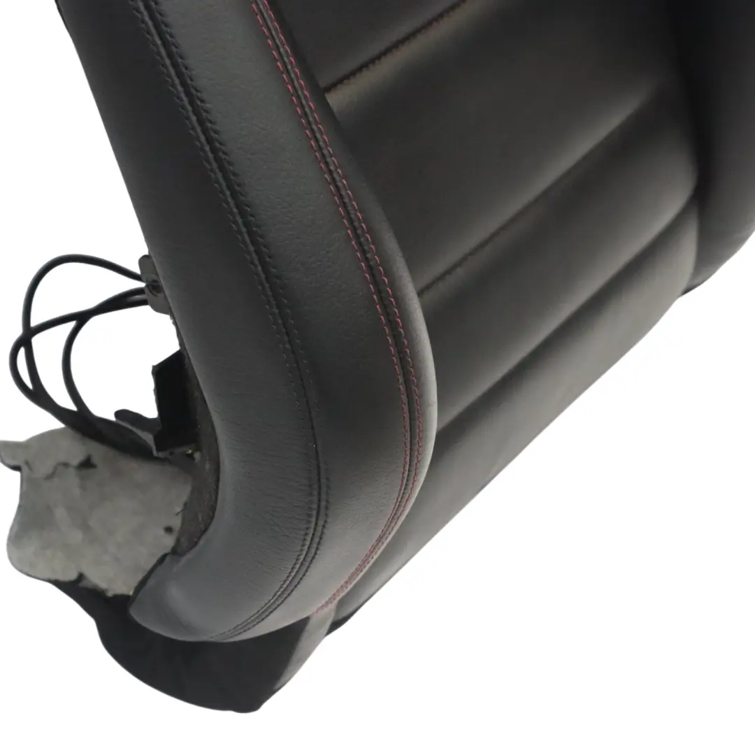 Backrest Front Left Right N/O/S Heated Black Leather Red to Mercedes C207 AMG Seat with Part number A2049109106 Mercedes C207 AMG Seat Backrest Front Left Right N/O/S Heated Black Leather Red - SKU A2049109106 - Part number A2049109106