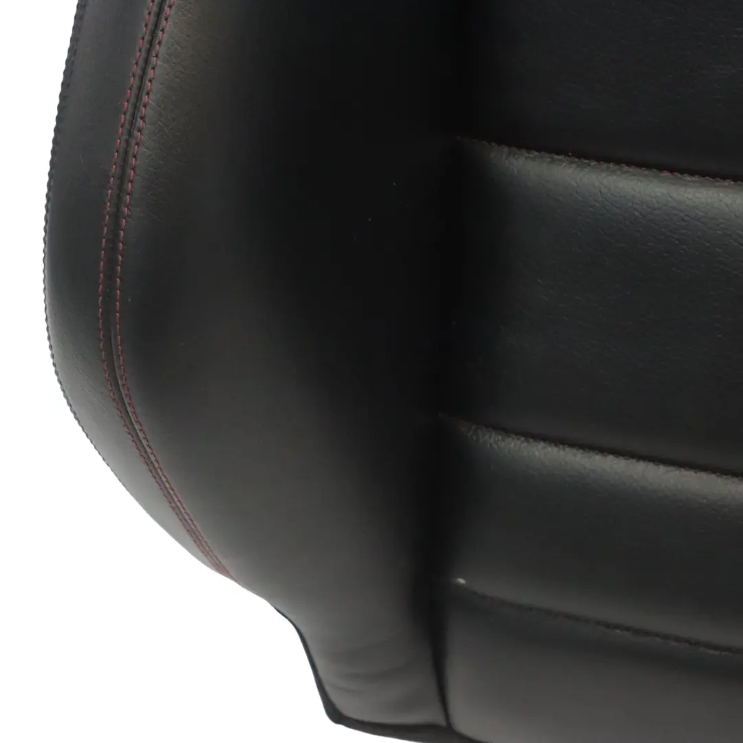 Backrest Front Left Right N/O/S Heated Black Leather Red to Mercedes C207 AMG Seat with Part number A2049109106 Mercedes C207 AMG Seat Backrest Front Left Right N/O/S Heated Black Leather Red - SKU A2049109106 - Part number A2049109106