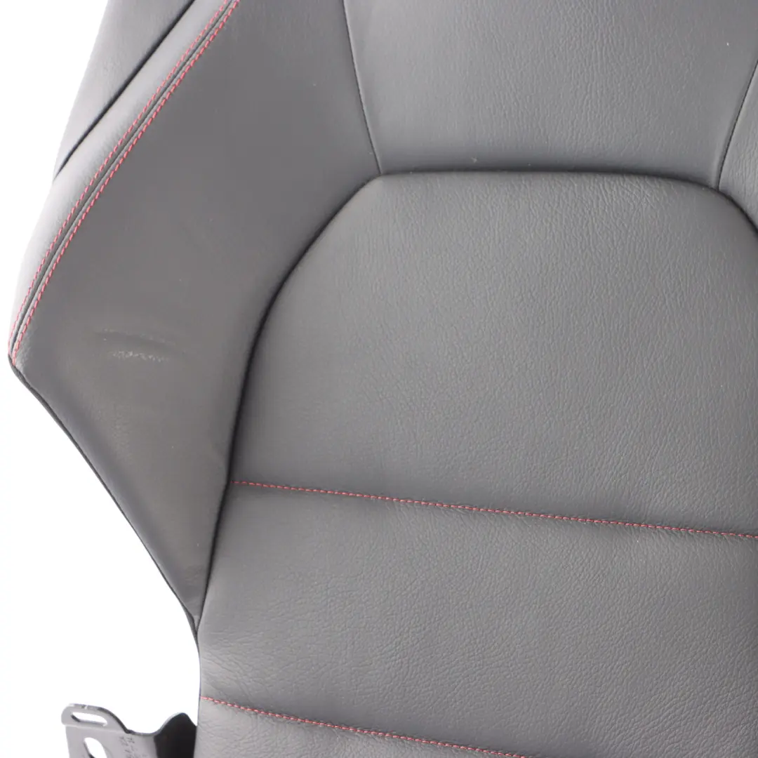 Backrest Mercedes C204 C207 Rear Right O/S Back Cover Leather Black Red to Seat with Part number A2049204802 Seat Backrest Mercedes C204 C207 Rear Right O/S Back Cover Leather Black Red - SKU A2049204802 - Part number A2049204802