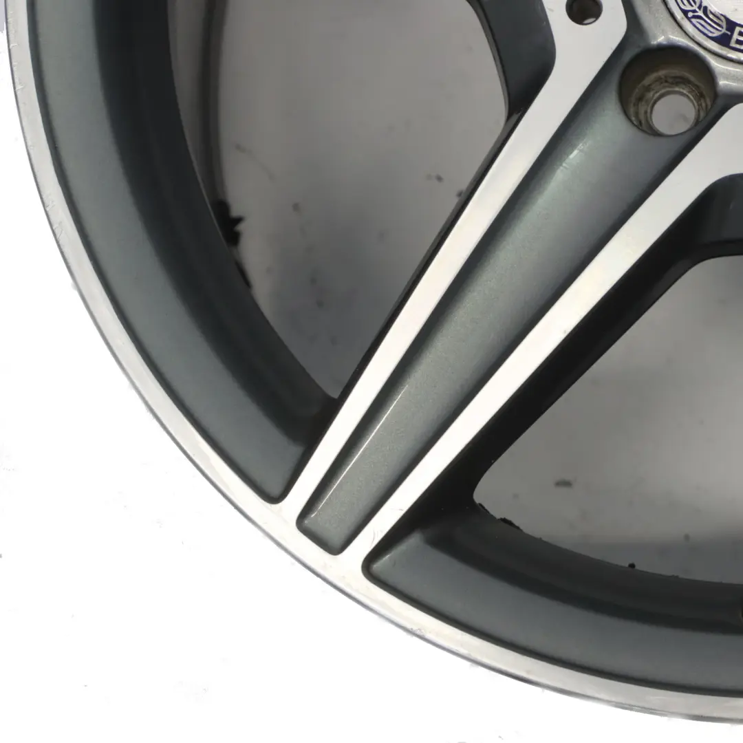 Himalaya Grey AMG Alloy Wheel Rim 5 Spoke 18" 8,5J to Mercedes W205 with Part number A2054011200 Mercedes W205 Himalaya Grey AMG Alloy Wheel Rim 5 Spoke 18" 8,5J - SKU A2054011200-3 - Part number A2054011200
