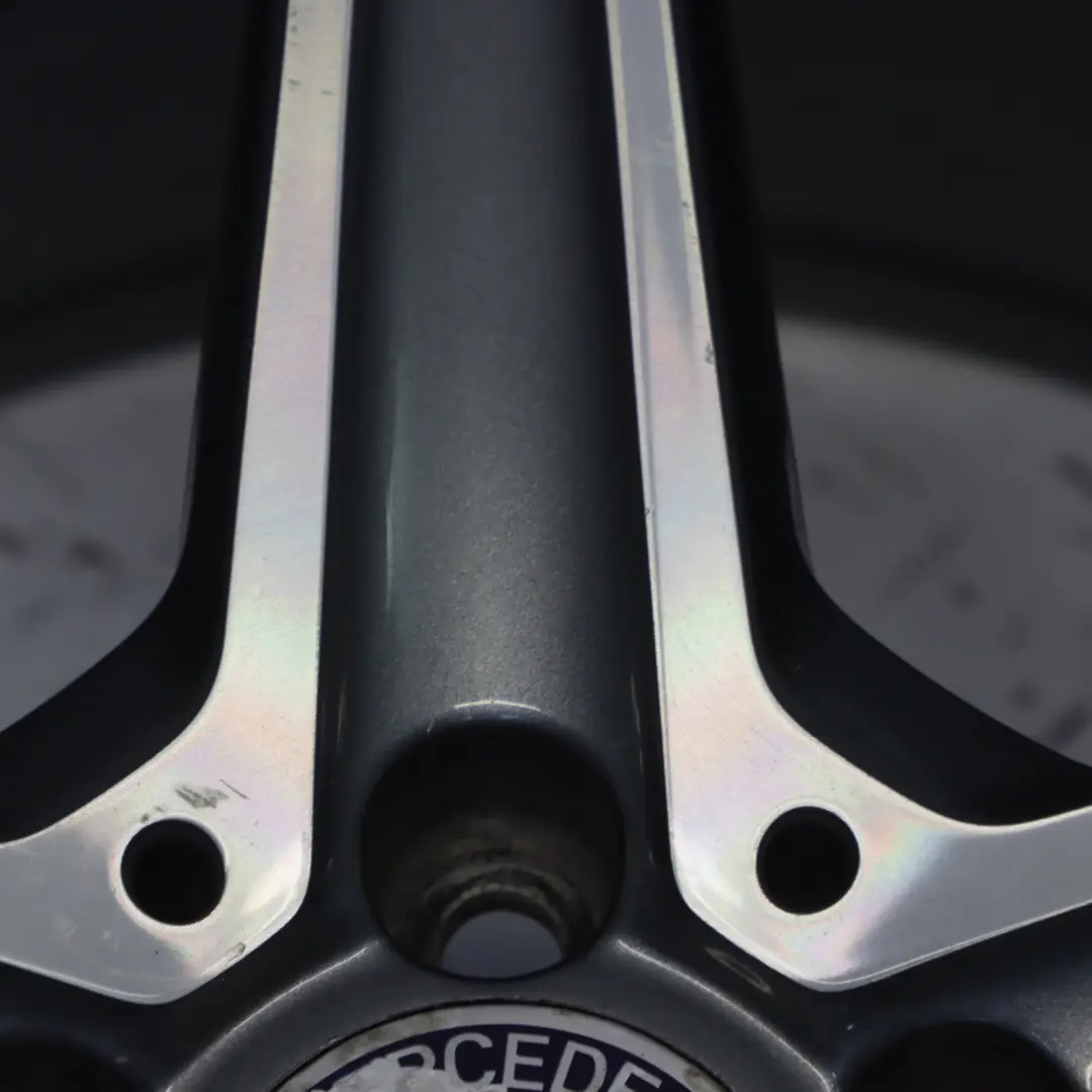 Himalaya Grey AMG Alloy Wheel Rim 5 Spoke 18" 8,5J to Mercedes W205 with Part number A2054011200 Mercedes W205 Himalaya Grey AMG Alloy Wheel Rim 5 Spoke 18" 8,5J - SKU A2054011200-3 - Part number A2054011200