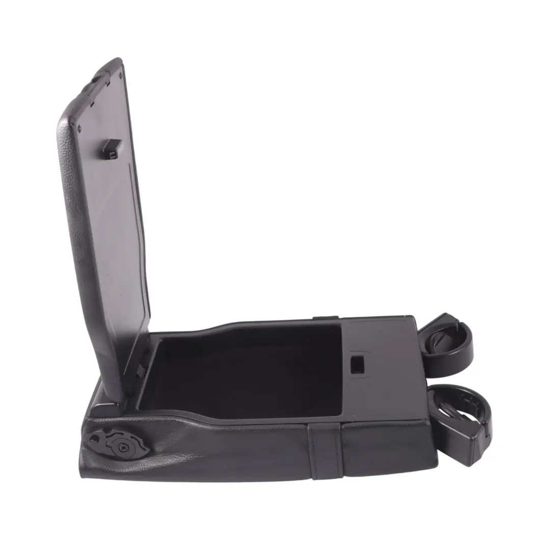 Mercedes W205 Backrest Rear Seat Arm Rest Cover Leather Black - SKU A2059700101-2 - Part number A2059700101