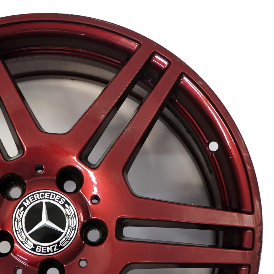 Mercedes C207 A207 AMG Front Red Alloy Wheel Rim 18" 8J ET:45 - SKU A2074011302-7 - Part number A2074011302