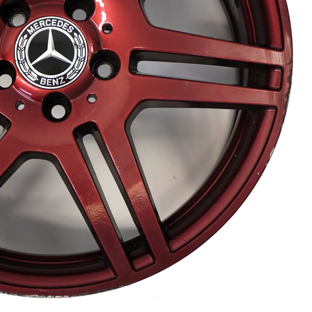 Mercedes C207 A207 AMG Cerchio in lega anteriore rosso 18" 8J ET:45 - SKU A2074011302-7 - Numero di parte A2074011302