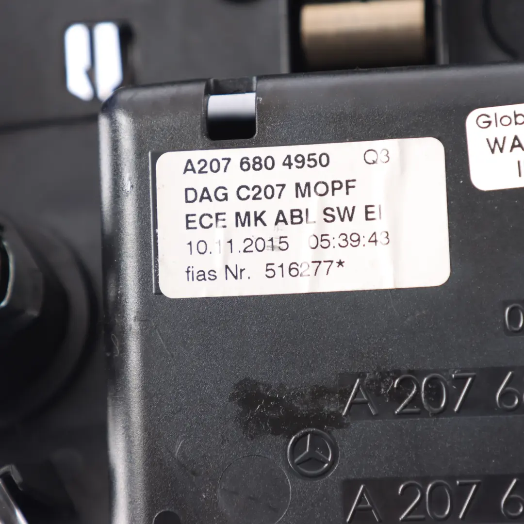 Centre Console Ashtray Panel Storage Lighter 12V 15A to Mercedes C207 with Part number A2076804850 Mercedes C207 Centre Console Ashtray Panel Storage Lighter 12V 15A - SKU A2076804850-1 - Part number A2076804850