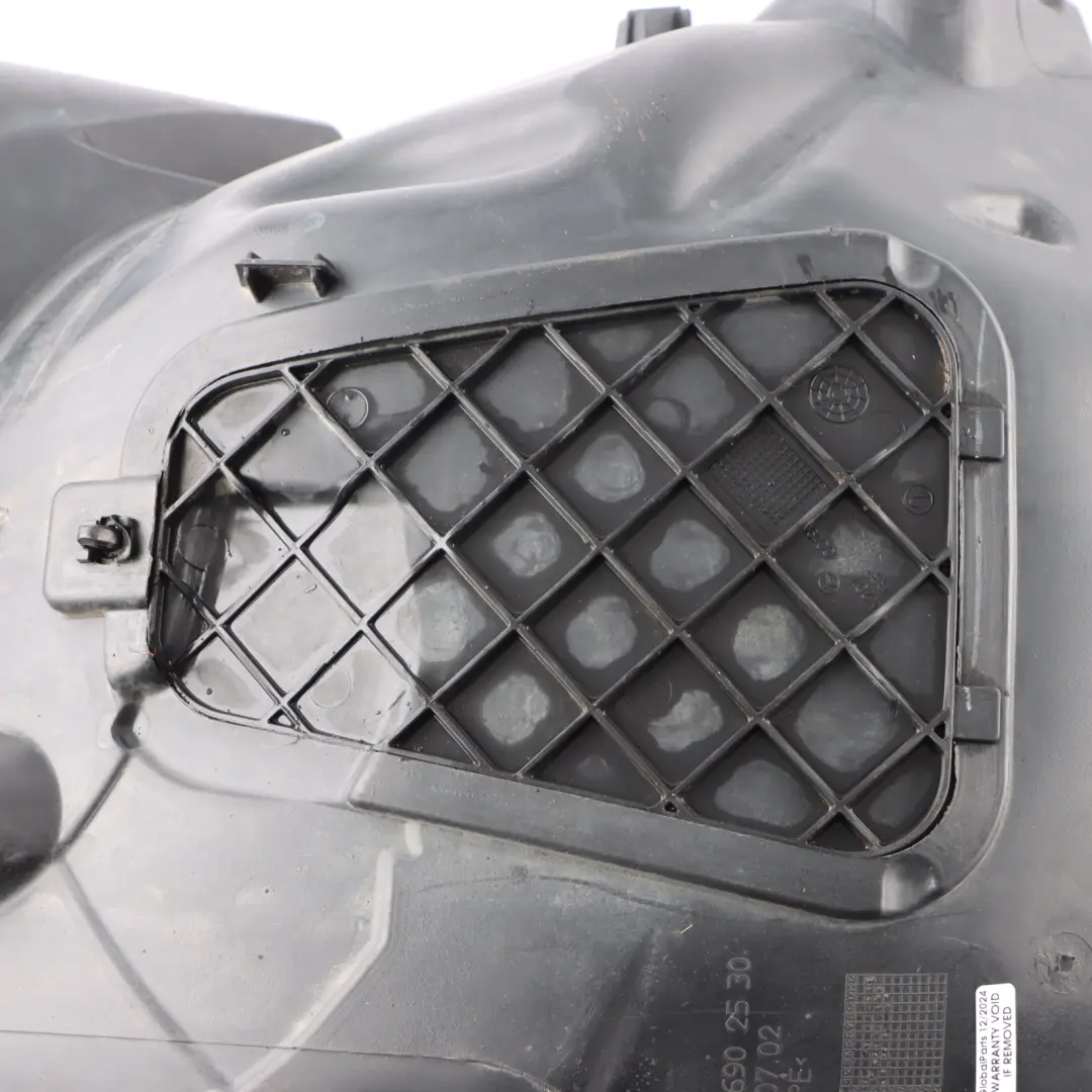 Arch Splash Guard Cover Front Right O/S to Mercedes C207 Wheel with Part number A2076902530 Mercedes C207 Wheel Arch Splash Guard Cover Front Right O/S - SKU A2076902530 - Part number A2076902530