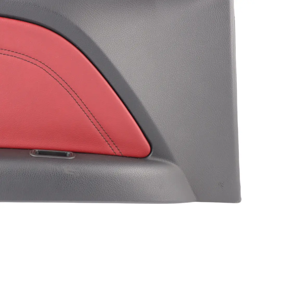 Lateral Panel Left N/S Trim Covering Leather Black Red to Mercedes C207 Rear with Part number A2076908725 Mercedes C207 Rear Lateral Panel Left N/S Trim Covering Leather Black Red - SKU A2076908725 - Part number A2076908725