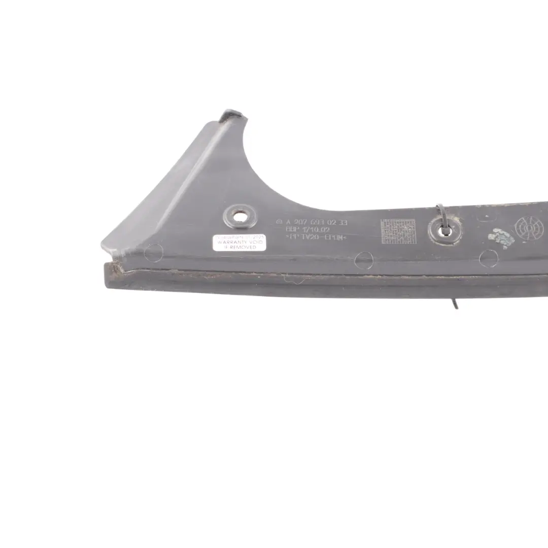 Mercedes C207 Rear Hatch Tail Light Bootlid Drain Cover Right O/S - SKU A2076930233 - Part number A2076930233