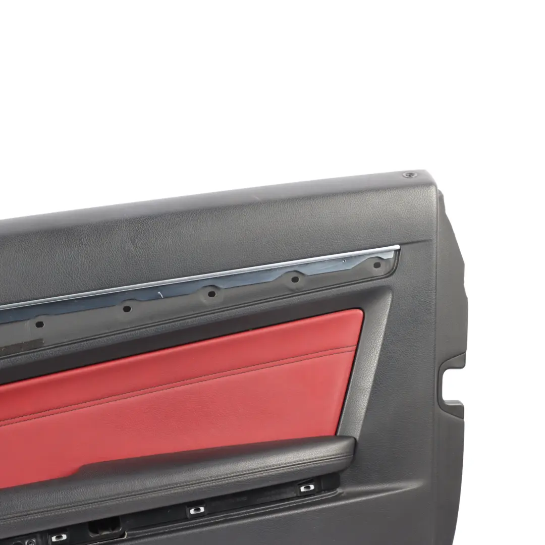 Mercedes C207 Coupe Door Card Front Right O/S Red Leather Trim Panel - SKU A2077203270 - Part number A2077203270