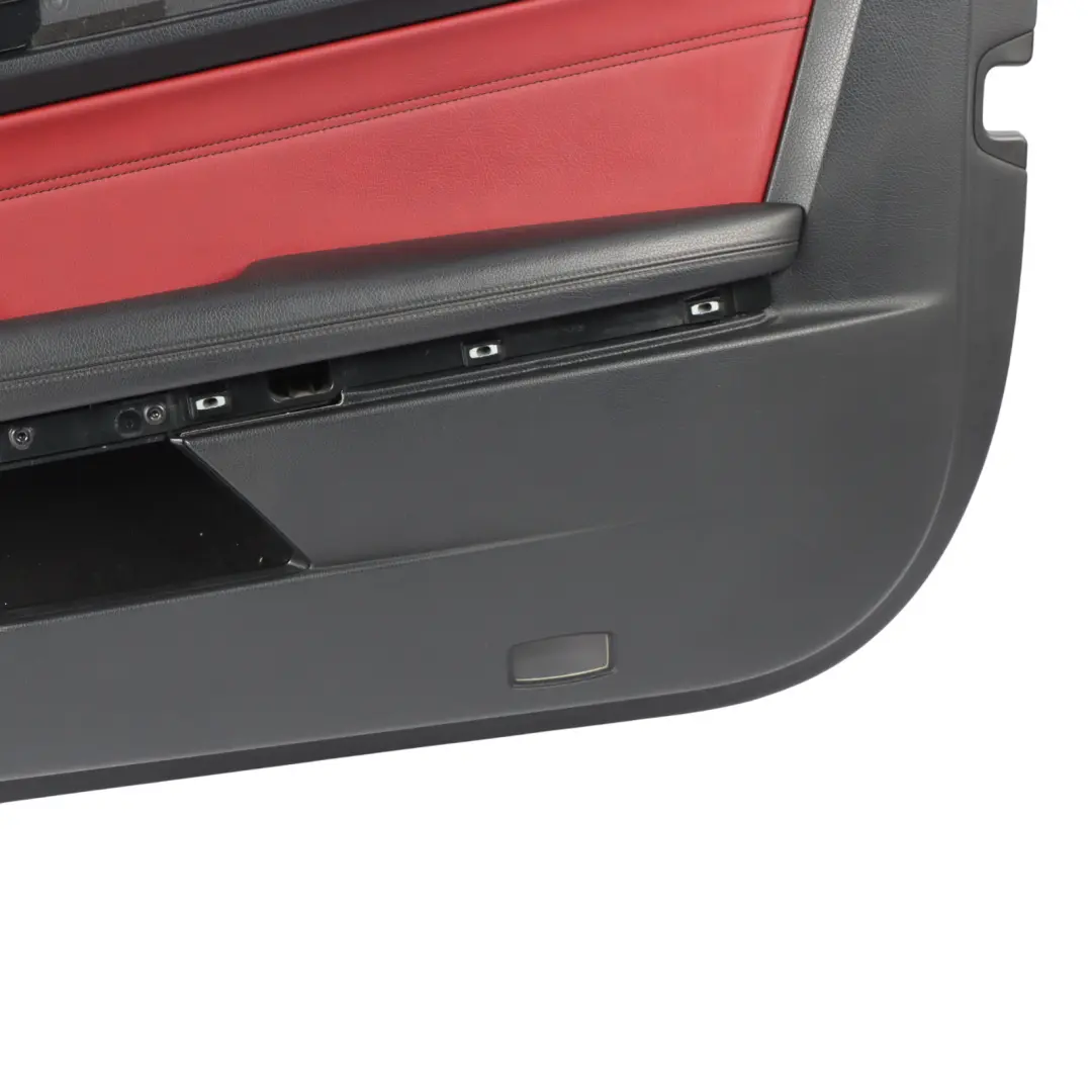 Door Card Front Right O/S Red Leather Trim Panel to Mercedes C207 Coupe with Part number A2077203270 Mercedes C207 Coupe Door Card Front Right O/S Red Leather Trim Panel - SKU A2077203270 - Part number A2077203270