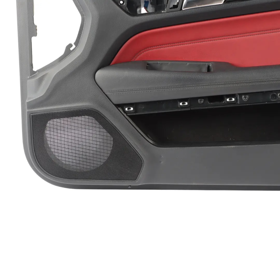 Mercedes C207 Coupe Door Card Front Right O/S Red Leather Trim Panel - SKU A2077203270 - Part number A2077203270
