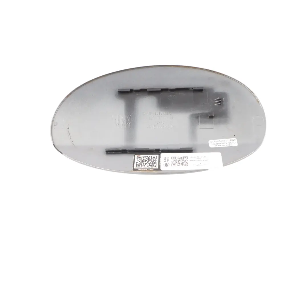 Mercedes C207 Coupe Fuel Flap Cap Cover Palladium Silver - 792 - SKU A2077570106-PAL - Part number A2077570106