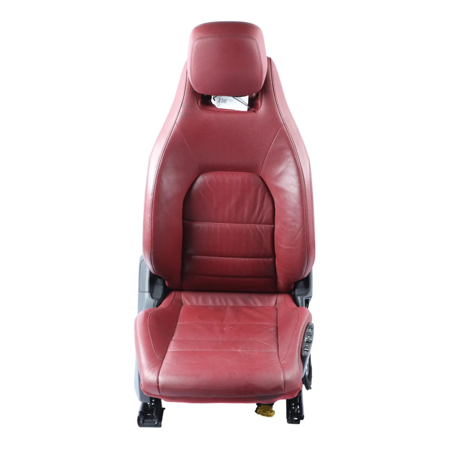 Mercedes-Benz C207 A207 Stoel Voor Rechts Verwarmd Elektrisch Leer Rood