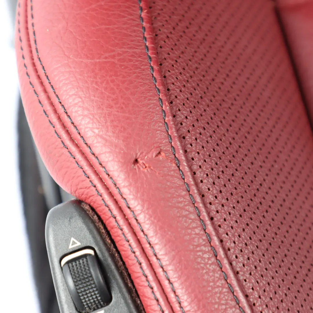 Front Left N/S Interior Heated Electric Leather Red to Mercedes C207 A207 Seat with Part number A2079101005 Mercedes C207 A207 Seat Front Left N/S Interior Heated Electric Leather Red - SKU A2079101005-9 - Part number A2079101005