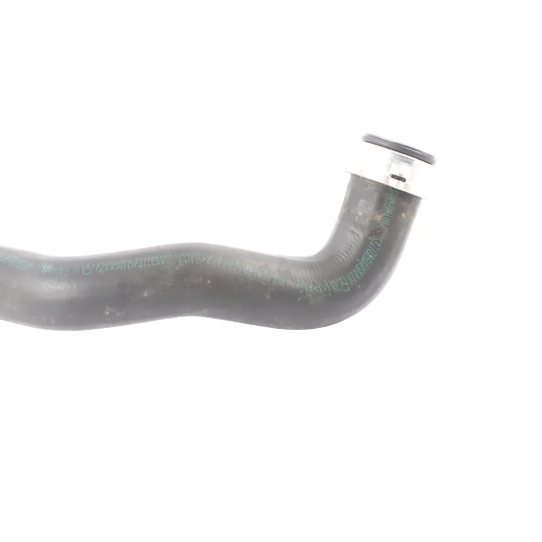 M272 E30 Petrol Engine Motor Coolant Hose Line to Mercedes CLK C209 with Part number A2095011582 Mercedes CLK C209 M272 E30 Petrol Engine Motor Coolant Hose Line - SKU A2095011582 - Part number A2095011582